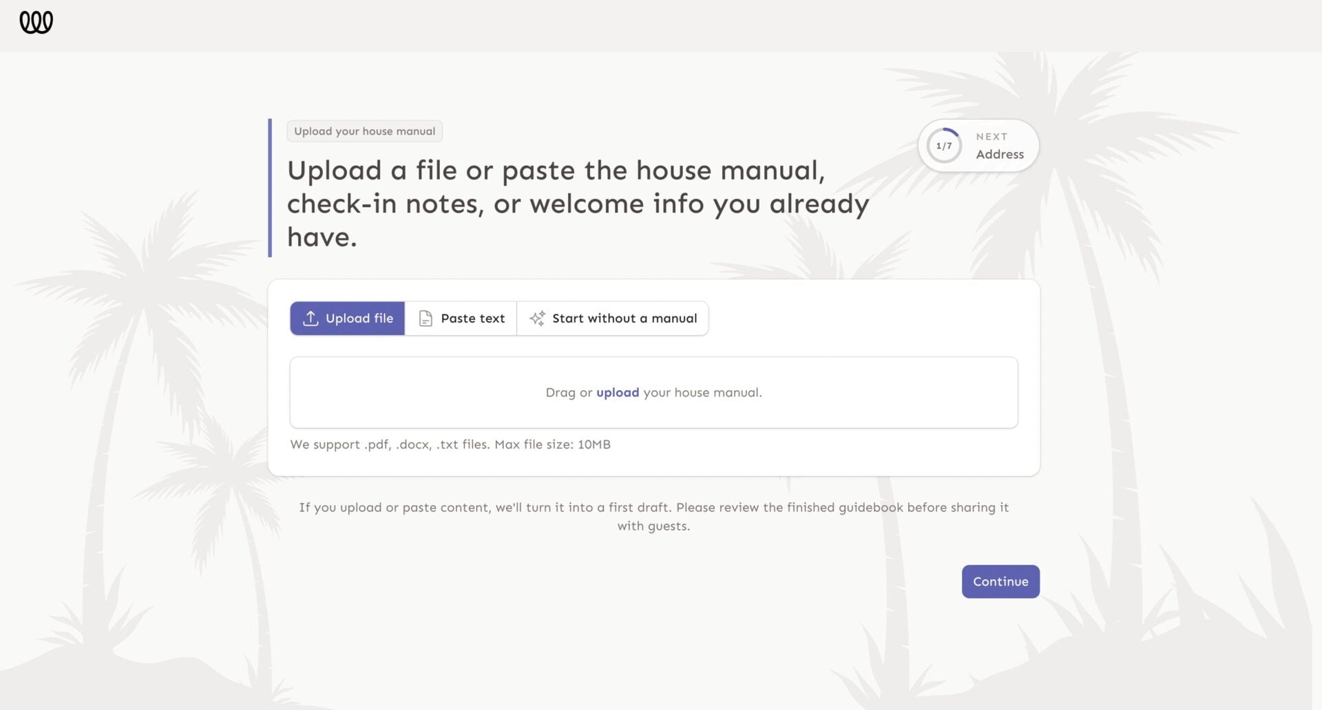 Welcora Integration home page