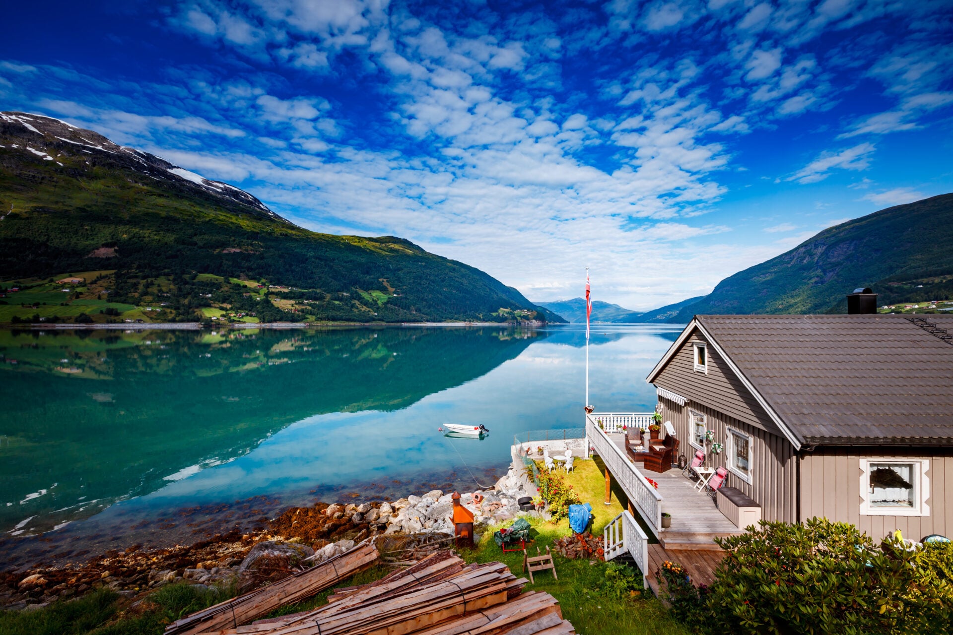 Beautiful Nature Norway natural landscape.