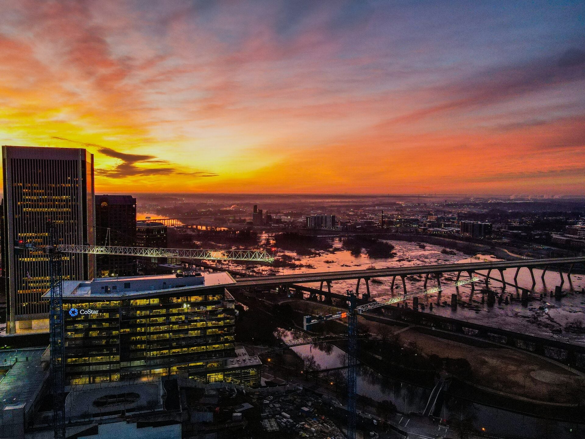 Skyline in Richmond, Virginia