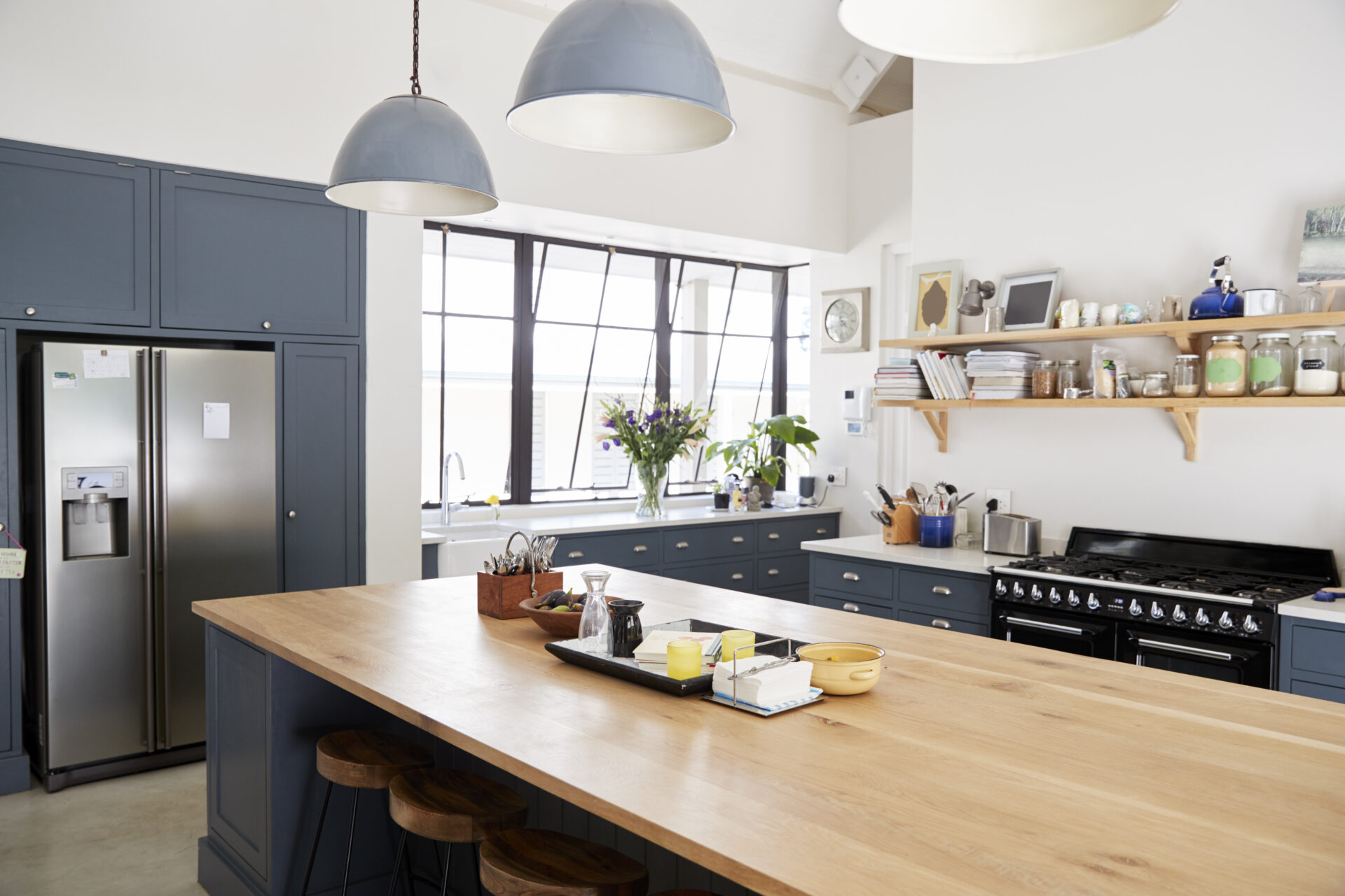 A modern kitchen