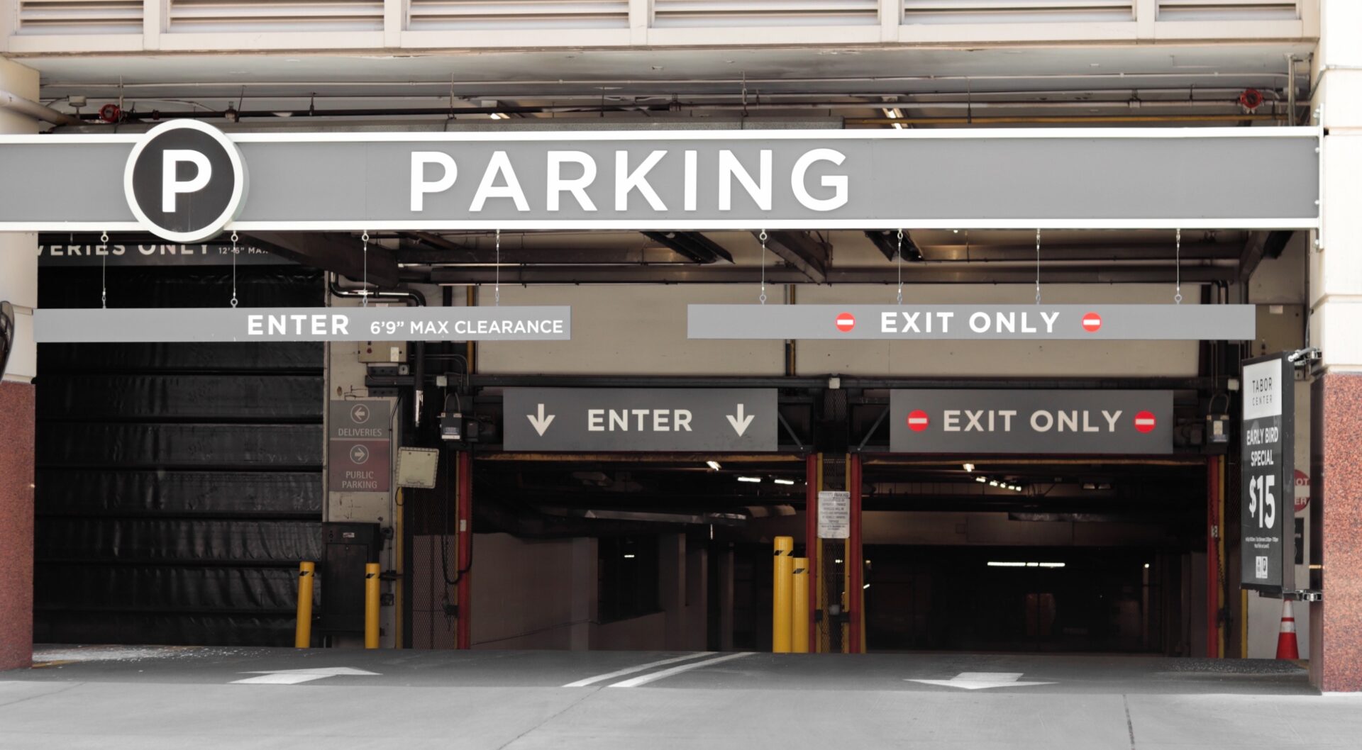 A parking garage
